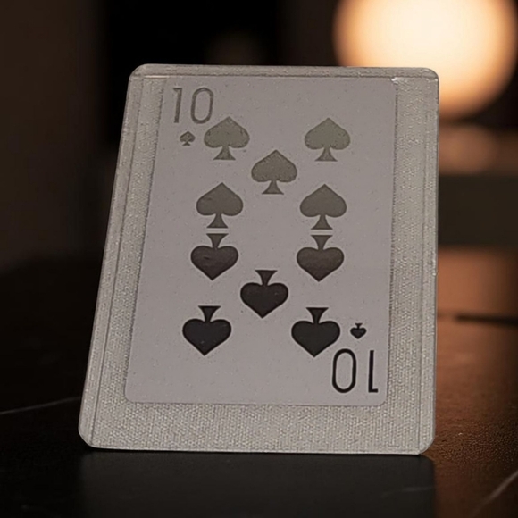 Dior JOY Playing Card 10 of Spade Design - Picture 3 of 4